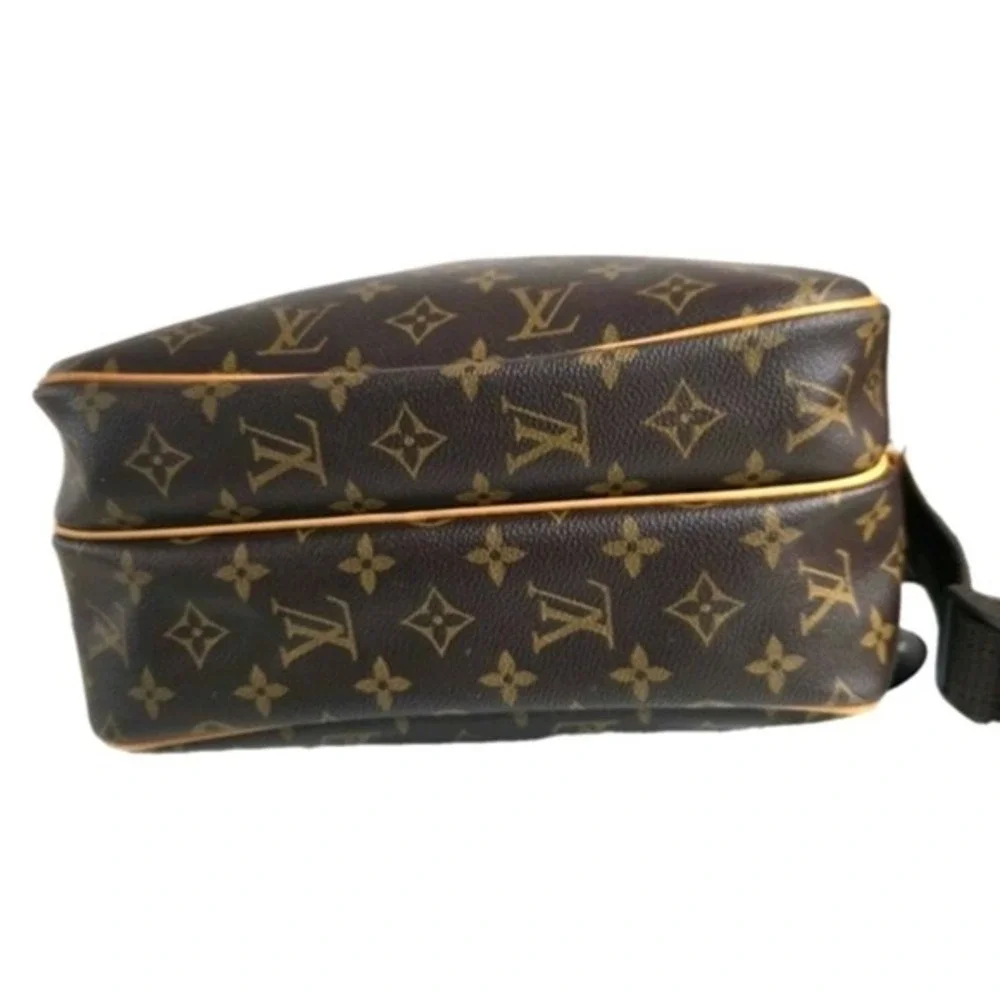 Louis Vuitton Reporter PM Monogram Shoulder Crossbody Messenger Bag Brown